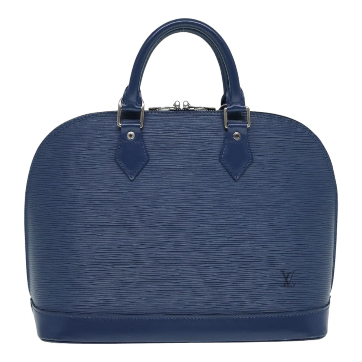 LOUIS VUITTON Epi Alma Hand Bag Blue Myrtille M5214G LV Auth 87500