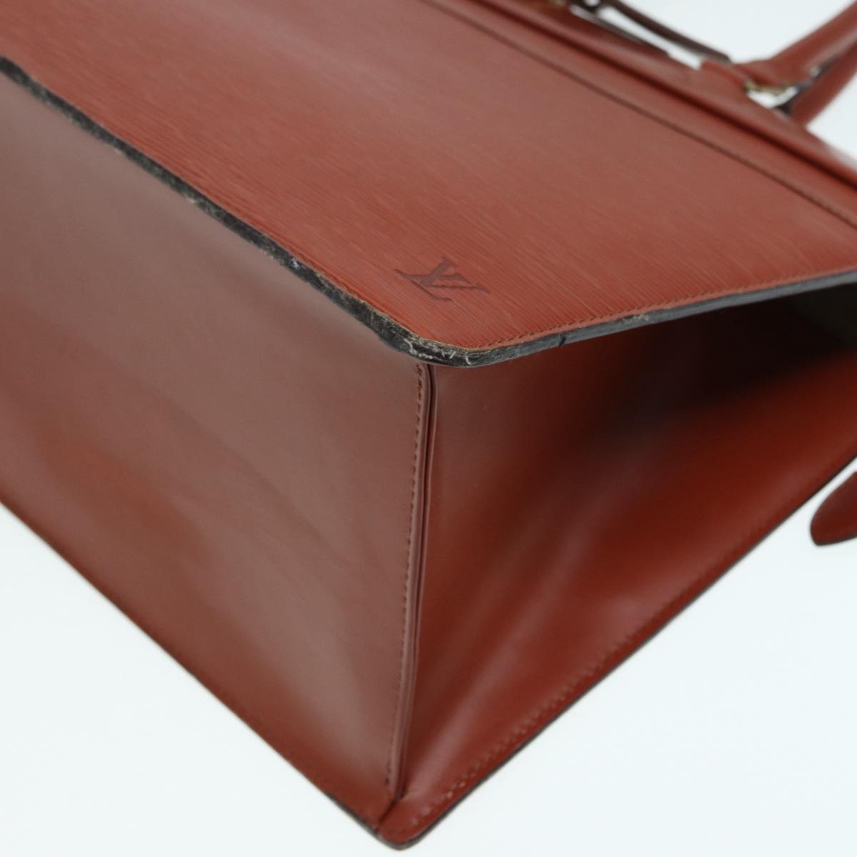 LOUIS VUITTON Epi Riviera Hand Bag Brown M48183 LV Auth 87502