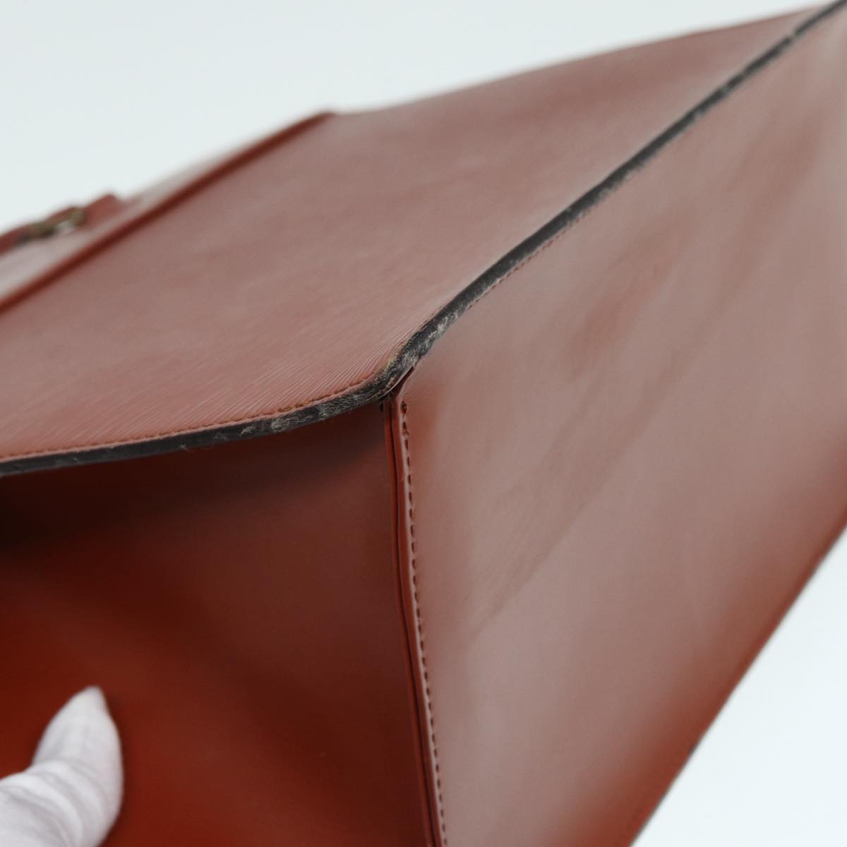 LOUIS VUITTON Epi Riviera Hand Bag Brown M48183 LV Auth 87502