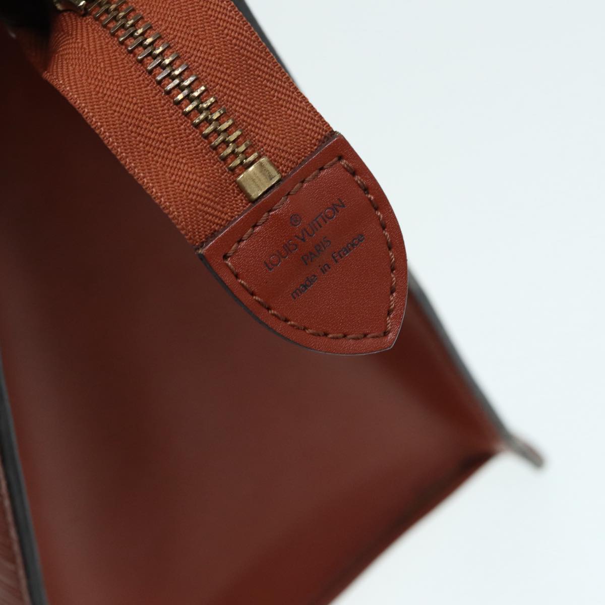 LOUIS VUITTON Epi Riviera Hand Bag Brown M48183 LV Auth 87502