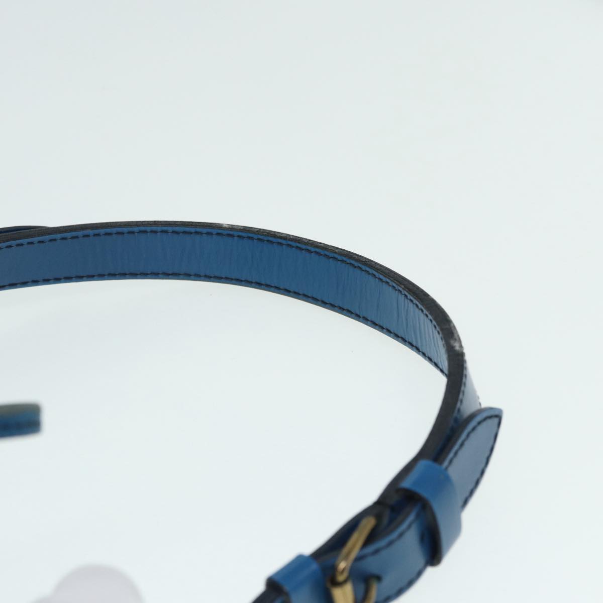 LOUIS VUITTON Epi Petit Noe Shoulder Bag Blue M44105 LV Auth 87509