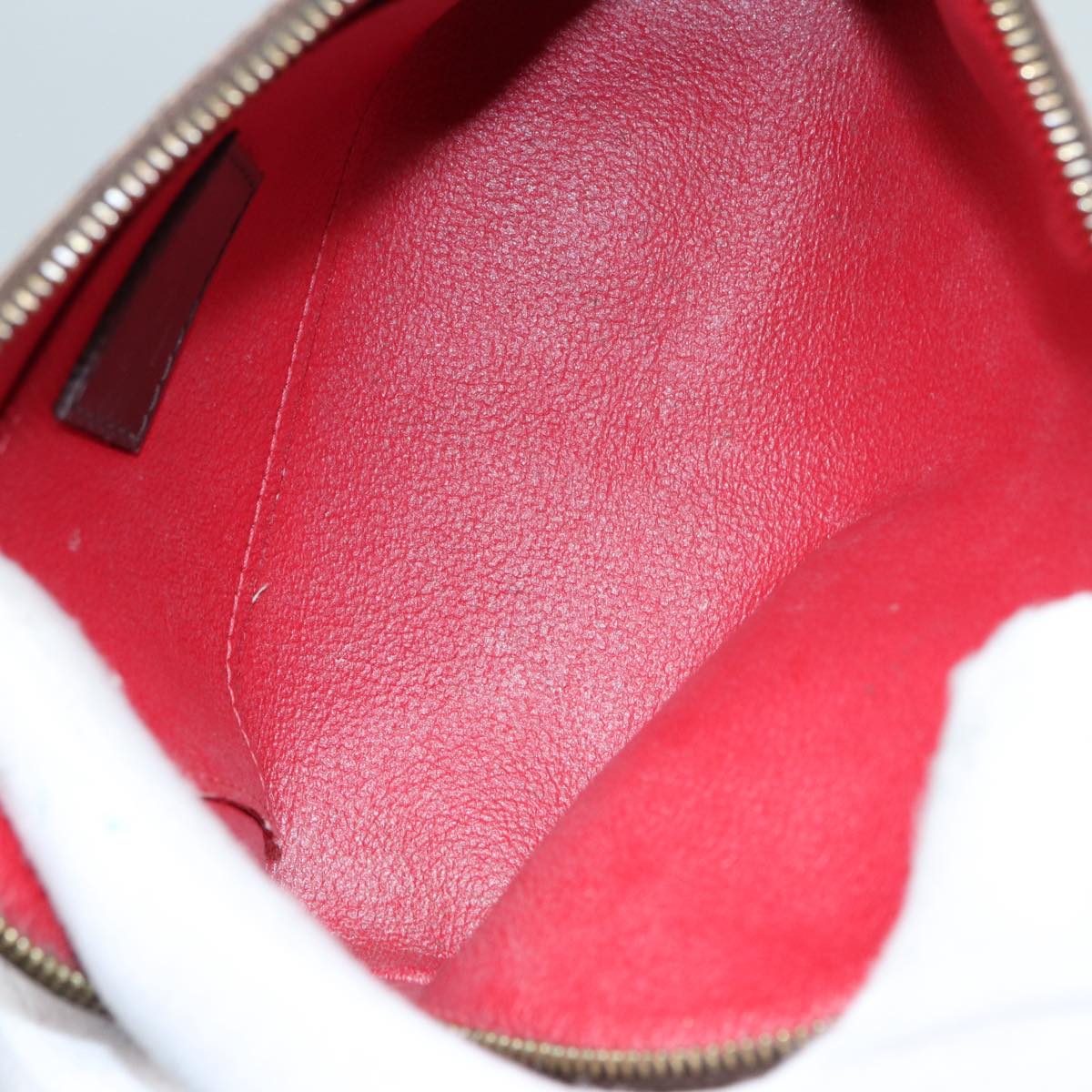 LOUIS VUITTON Damier Ebene Pochette Cosmetic PM Pouch N47516 LV Auth 87683