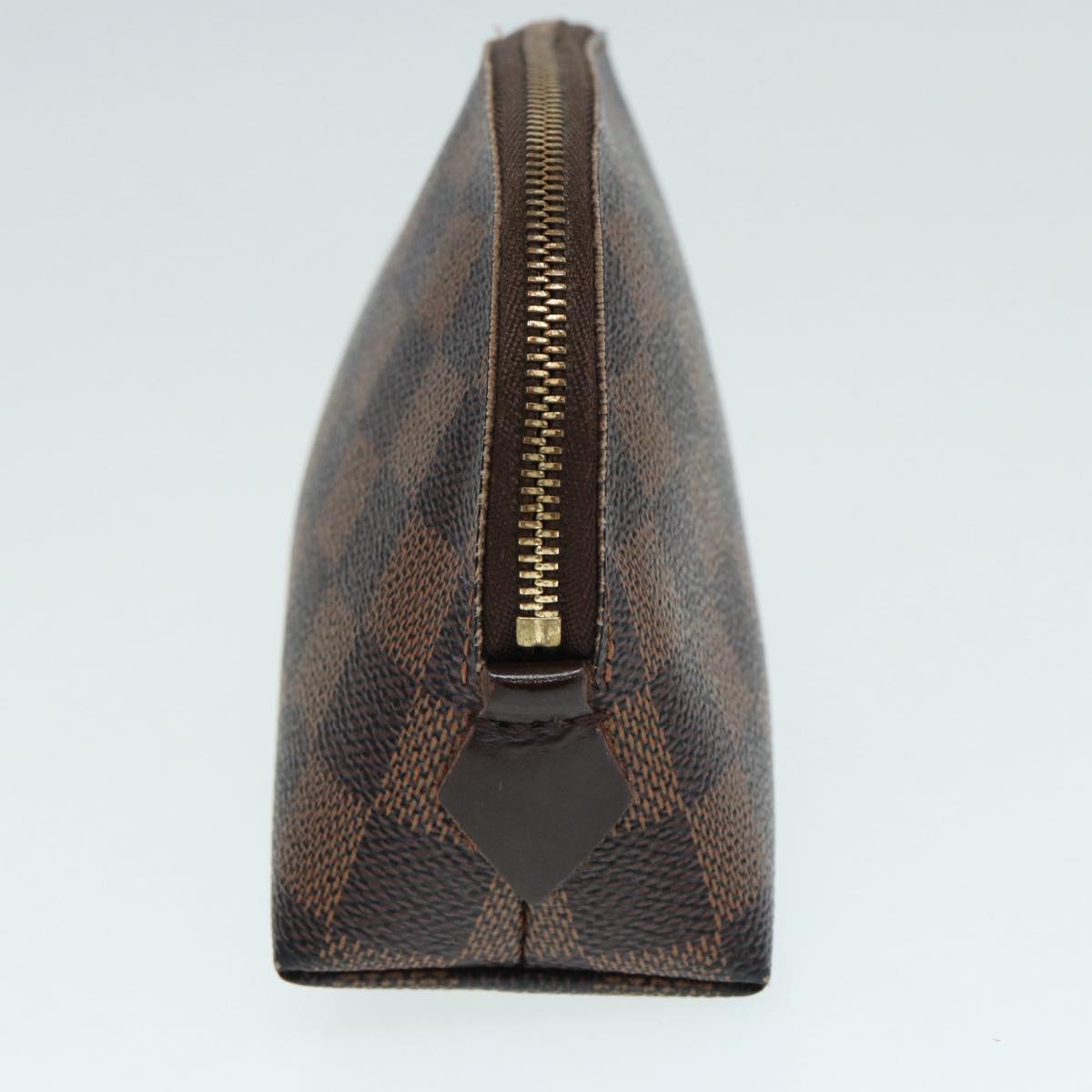 LOUIS VUITTON Damier Ebene Pochette Cosmetic PM Pouch N47516 LV Auth 87683