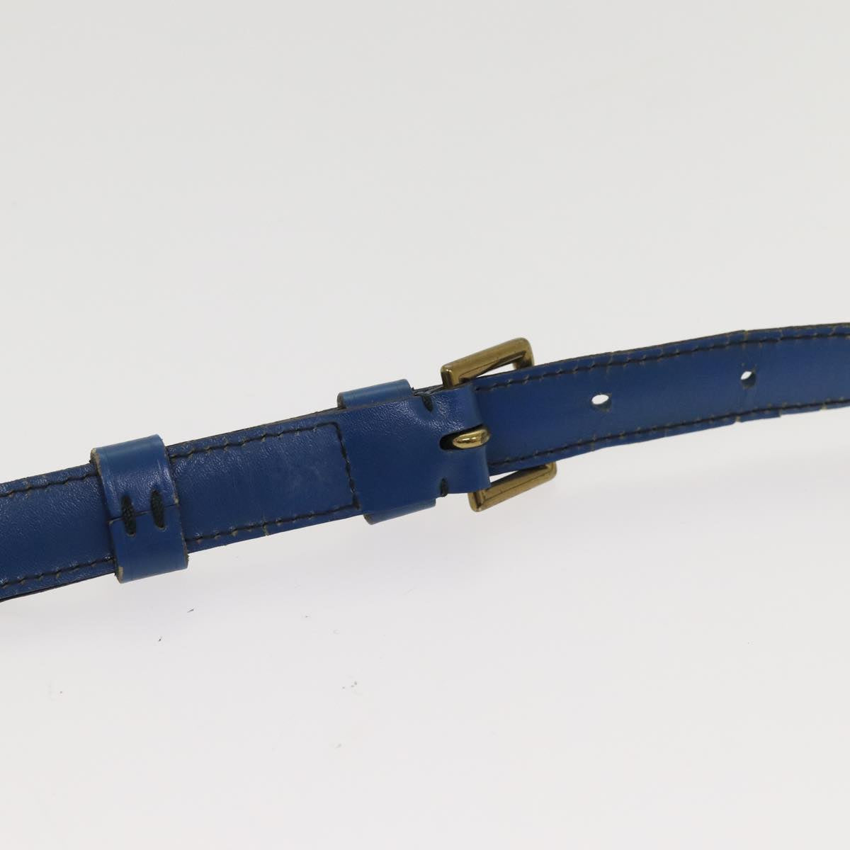 LOUIS VUITTON Epi Saint Cloud GM Shoulder Bag Toledo Blue M52195 LV Auth 87869