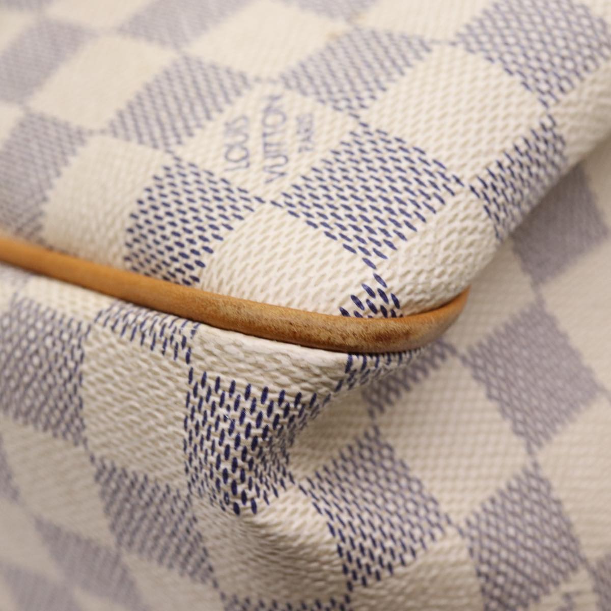 LOUIS VUITTON Damier Azur Batignolles Horizontal Tote Bag N48172 LV Auth 87898
