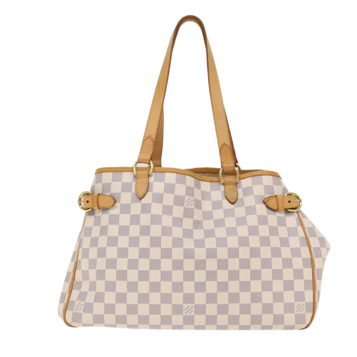 LOUIS VUITTON Damier Azur Batignolles Horizontal Tote Bag N48172 LV Auth 87898