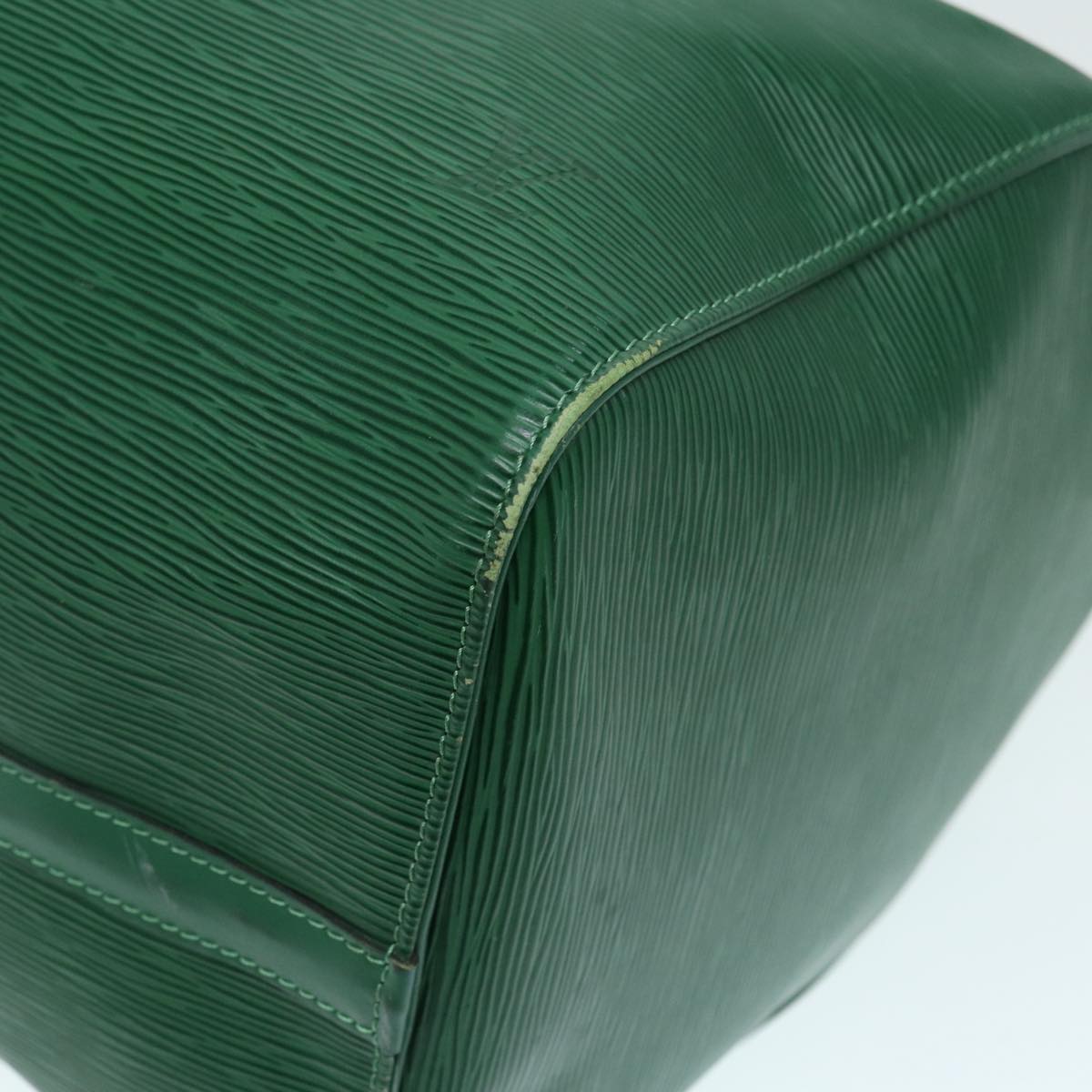 LOUIS VUITTON Epi Keepall 50 Boston Bag Green M42964 LV Auth 87946