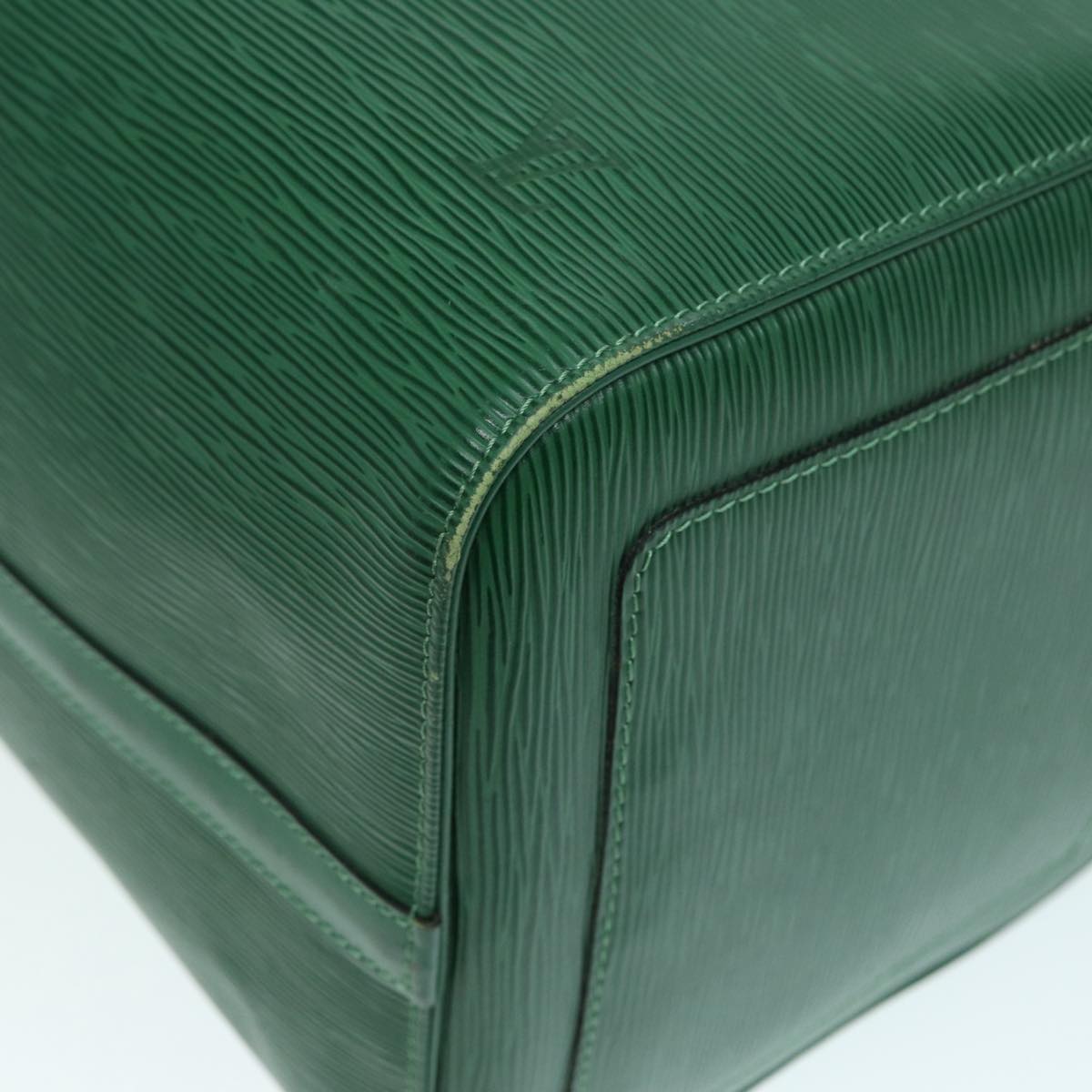 LOUIS VUITTON Epi Keepall 50 Boston Bag Green M42964 LV Auth 87946