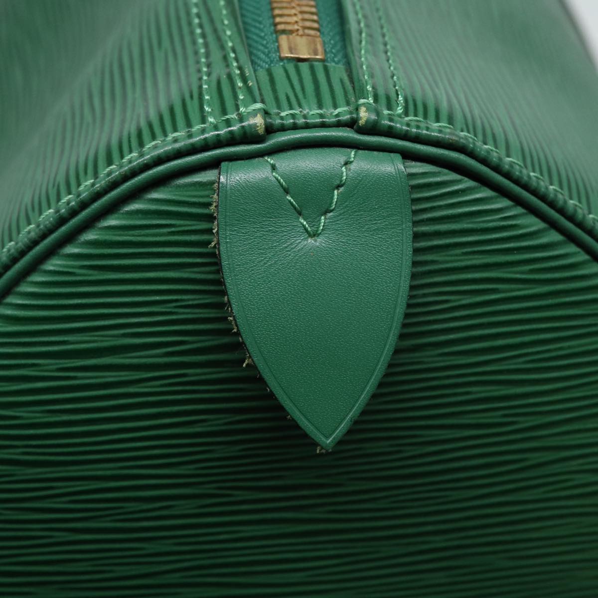 LOUIS VUITTON Epi Keepall 50 Boston Bag Green M42964 LV Auth 87946