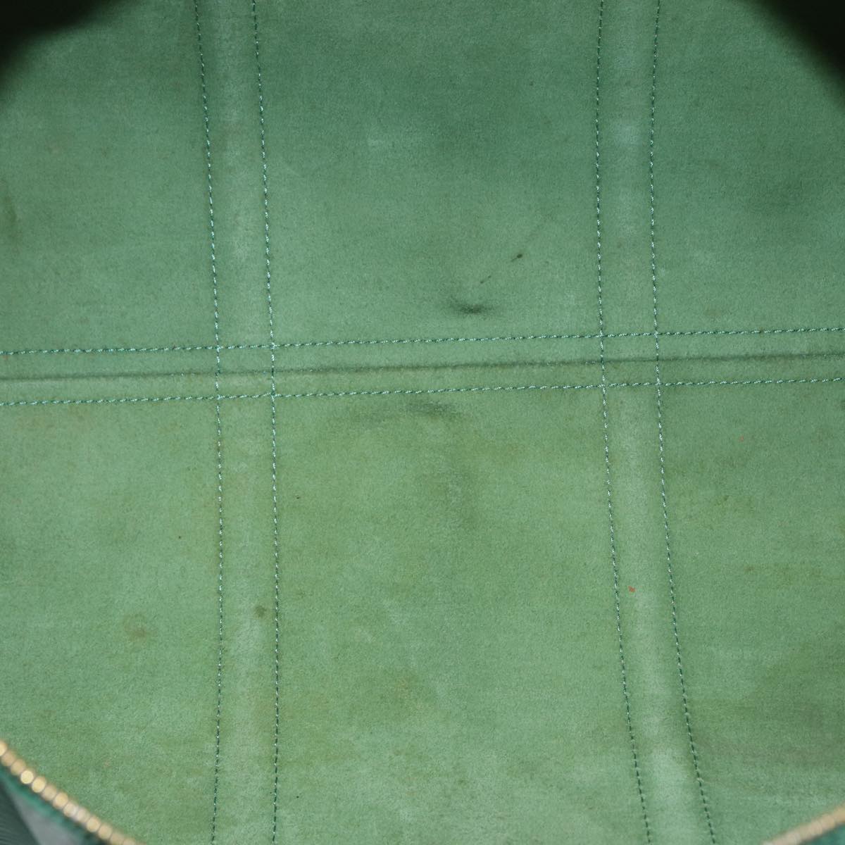 LOUIS VUITTON Epi Keepall 50 Boston Bag Green M42964 LV Auth 87946