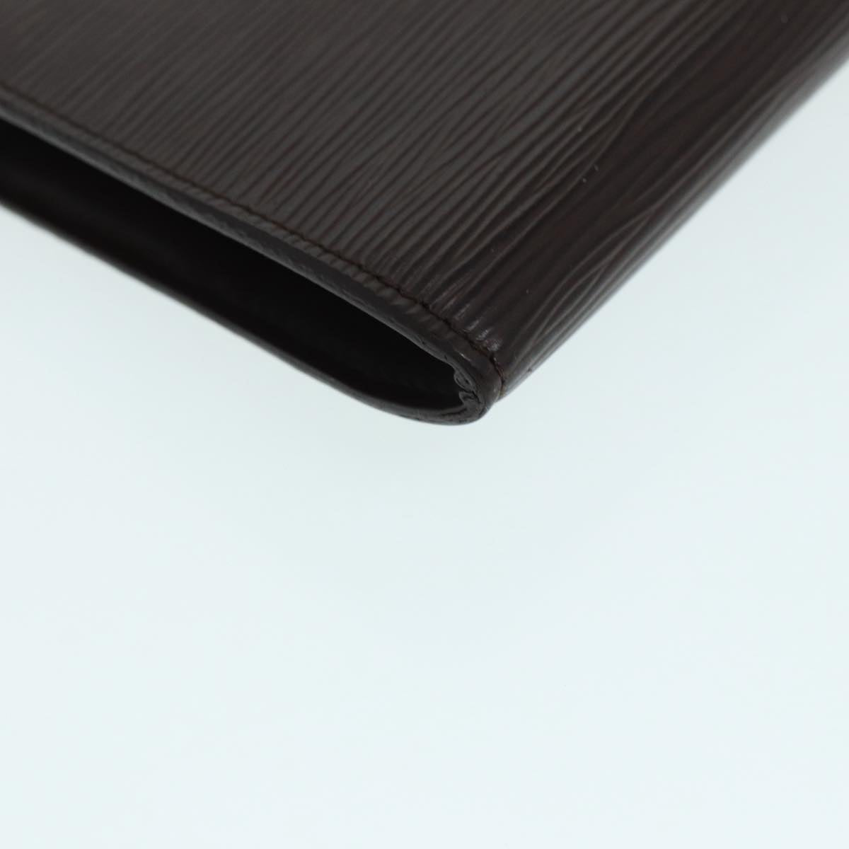 LOUIS VUITTON Epi Pochette Accessoires Pouch Mocha M5294D LV Auth 87960