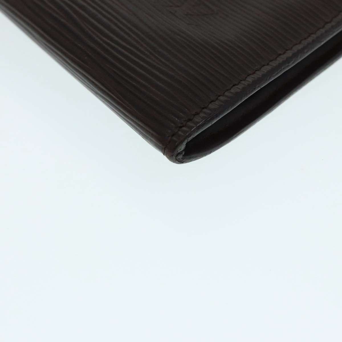 LOUIS VUITTON Epi Pochette Accessoires Pouch Mocha M5294D LV Auth 87960