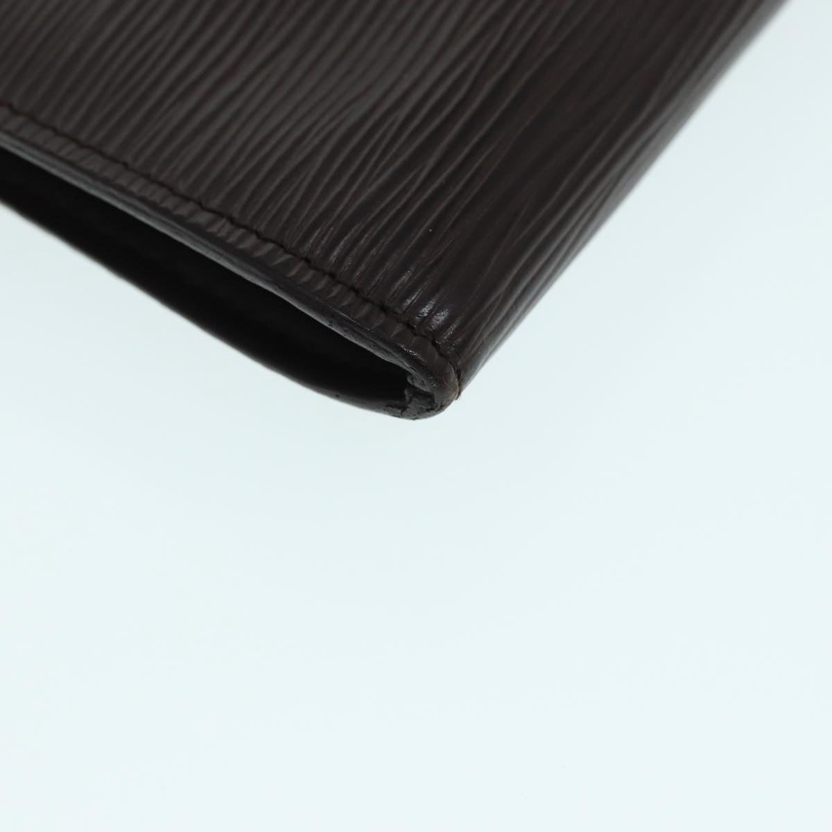 LOUIS VUITTON Epi Pochette Accessoires Pouch Mocha M5294D LV Auth 87960