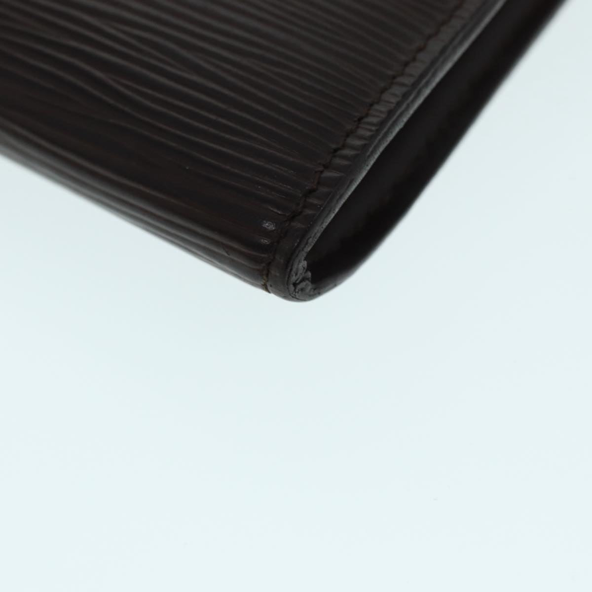 LOUIS VUITTON Epi Pochette Accessoires Pouch Mocha M5294D LV Auth 87960