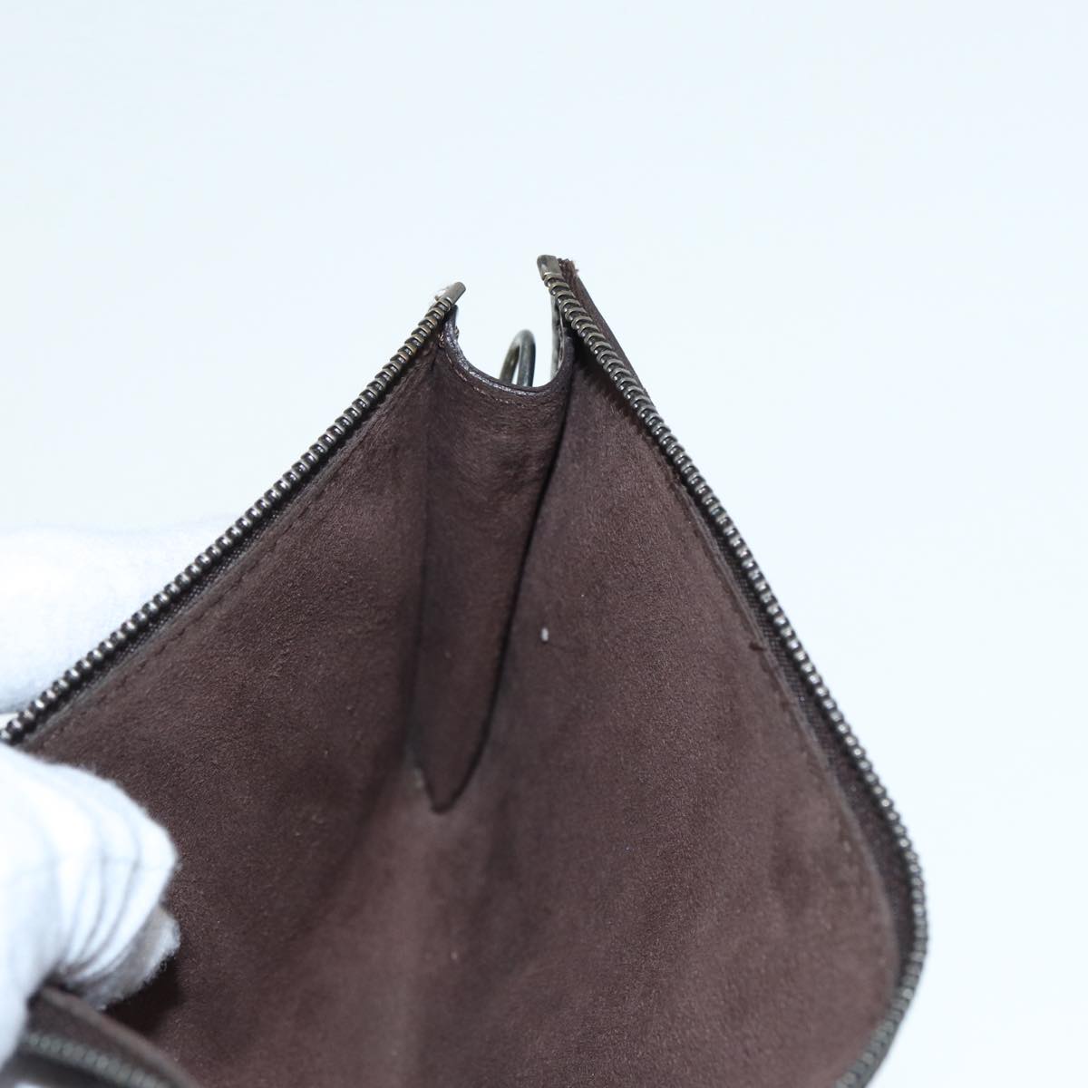LOUIS VUITTON Epi Pochette Accessoires Pouch Mocha M5294D LV Auth 87960