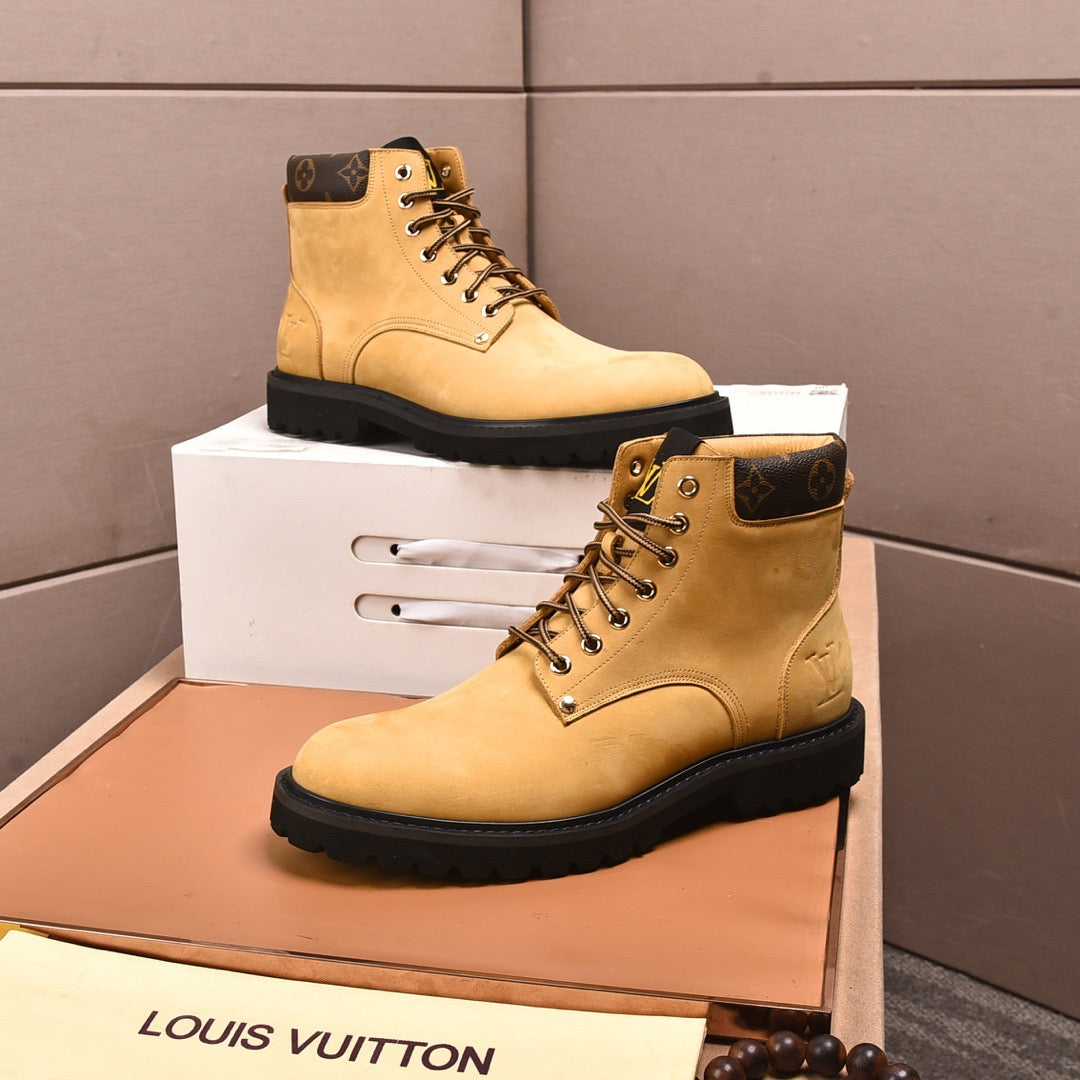 Louis Vuitton ankle shoes boots