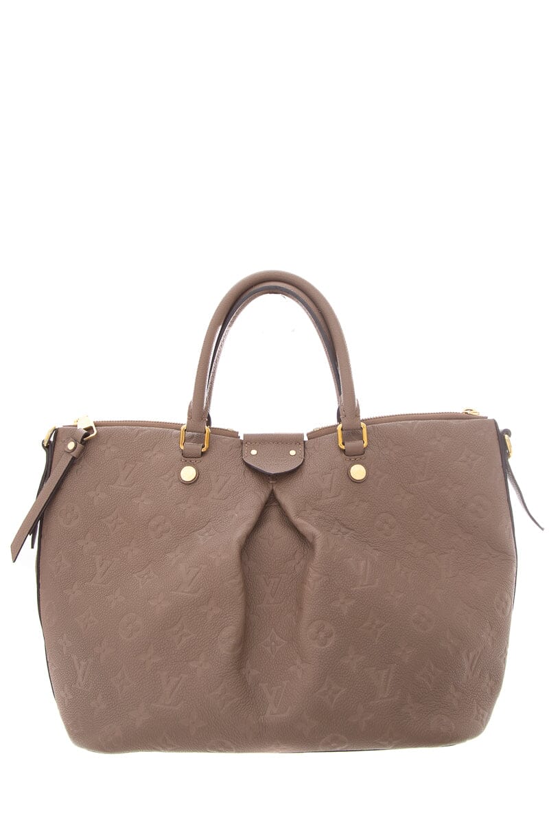 Louis Vuitton 2015 Dark Taupe Empreinte Mazarine HandBag