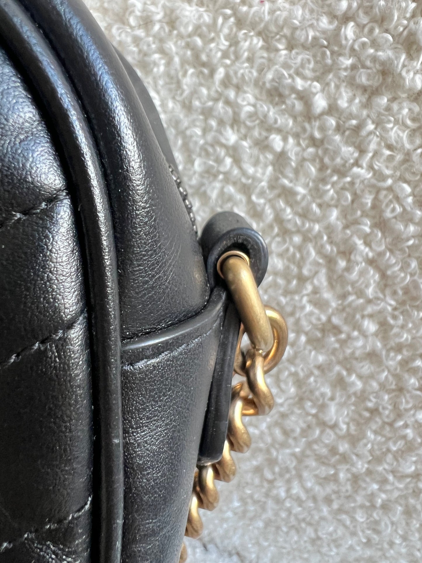 Gucci GG Black Marmont Small Shoulder Bag (RRP £1440)