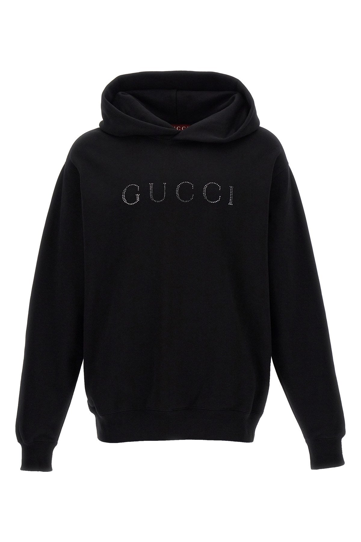 Gucci Men Rhinestone Logo Hoodie