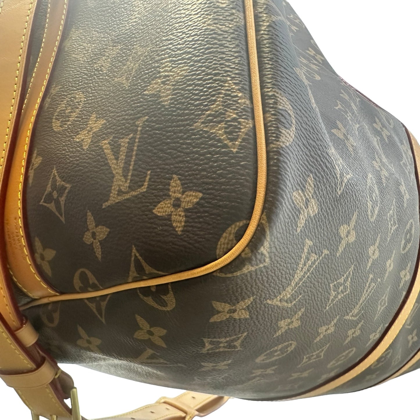 Keepall 55 Luxury Designer By Louis Vuitton In Monogram Canvas, Size: Large