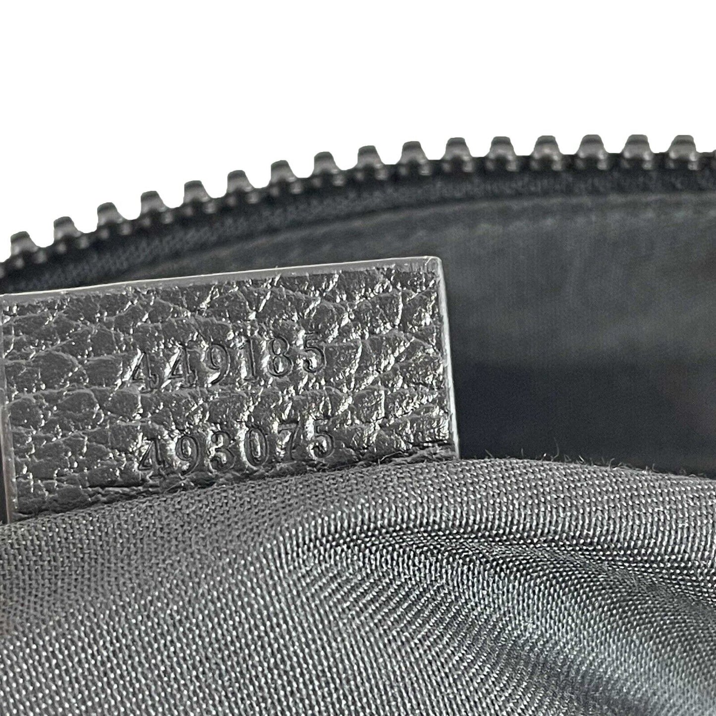 GUCCI New w/o Tags  Front Zip Flat Messenger Crossbody Bag