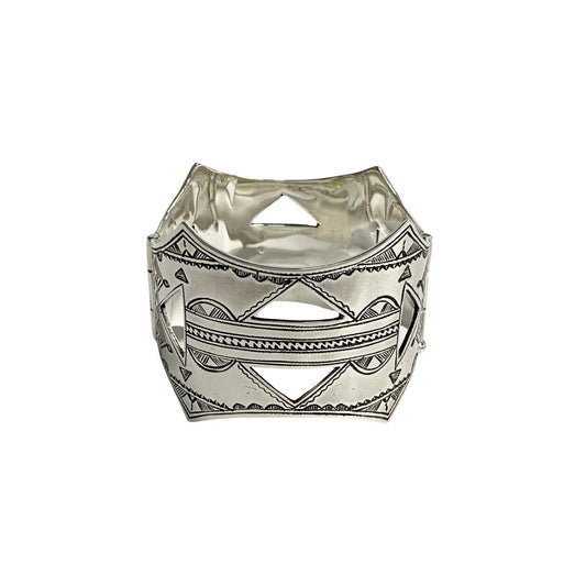 HERMES bracelet Silver925 Silver Tuareg bangle Women Used