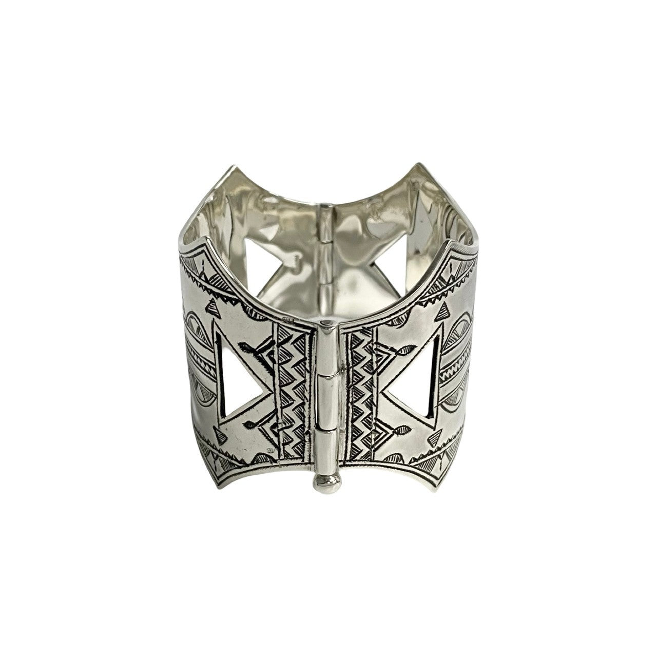 HERMES bracelet Silver925 Silver Tuareg bangle Women Used