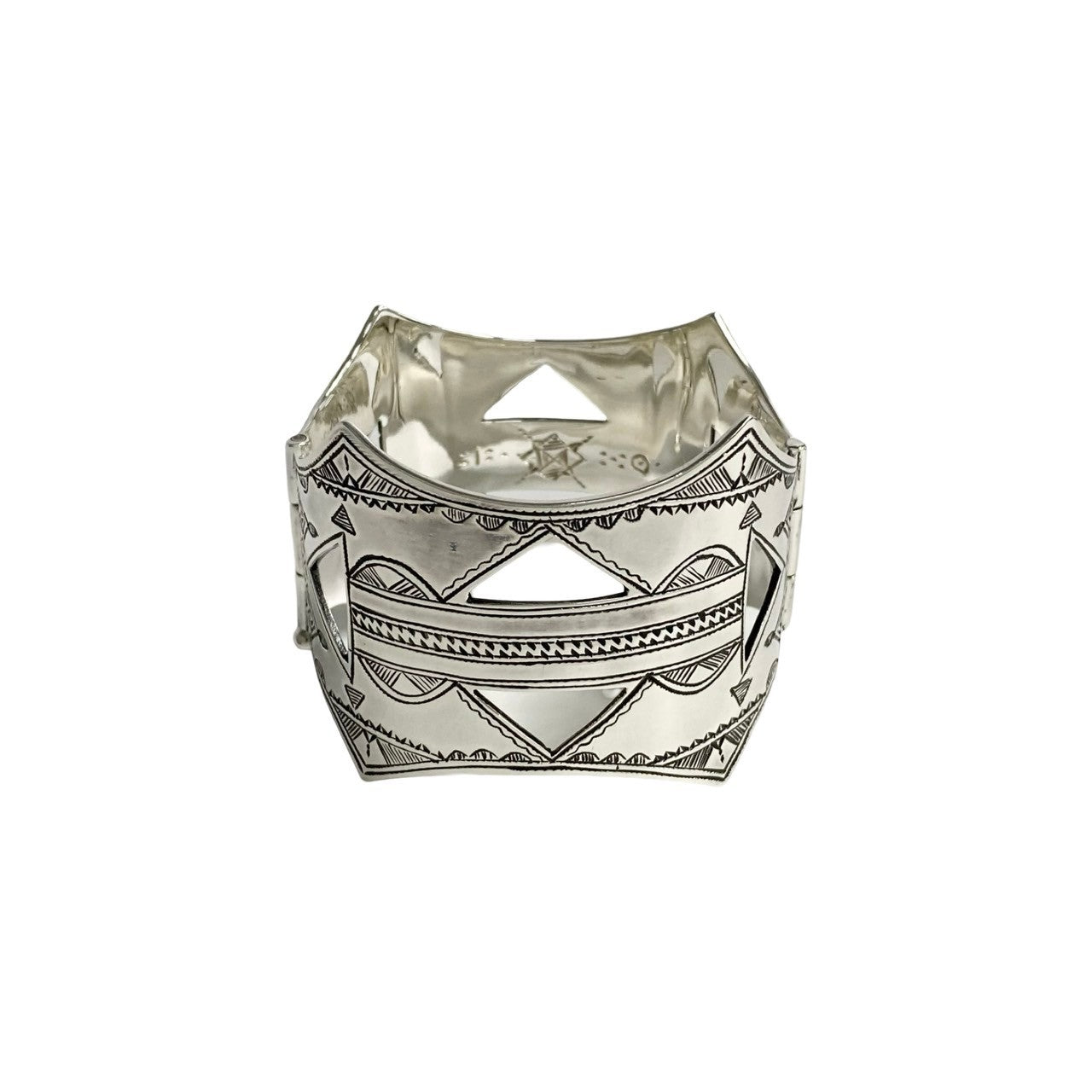 HERMES bracelet Silver925 Silver Tuareg bangle Women Used