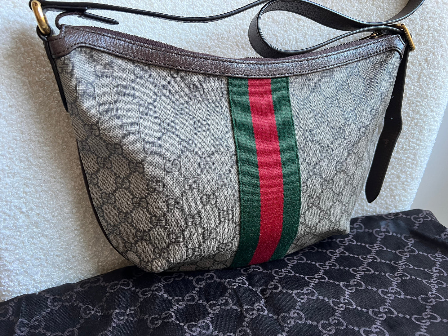 Gucci GG Supreme Ophidia Small Shoulder Bag (RRP £1190)