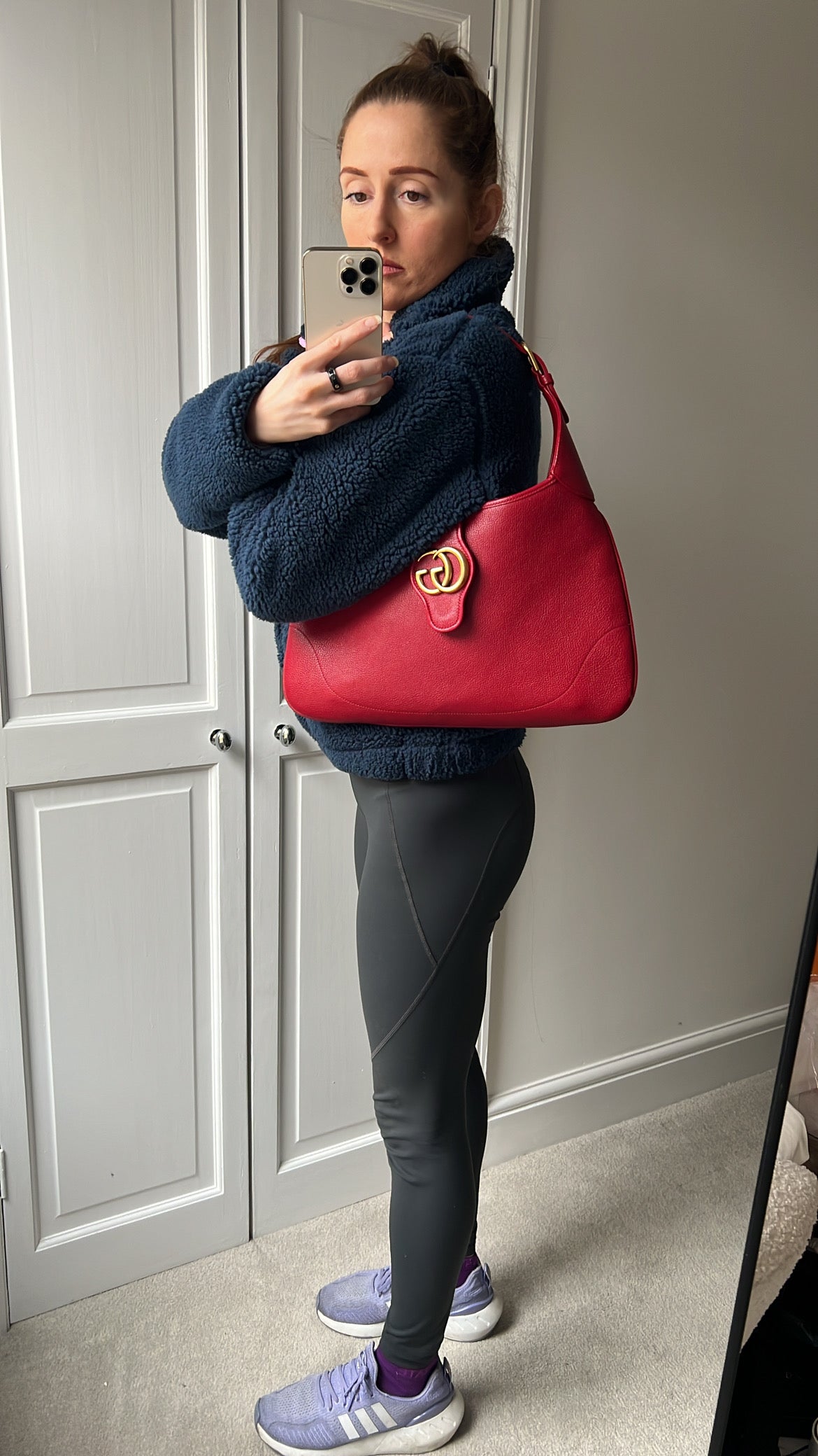 Gucci Red Large Aphrodite Shoulder Bag (RRP £1760)
