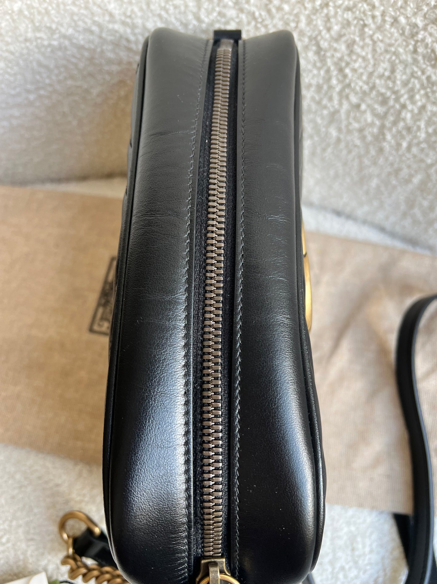 Gucci GG Black Marmont Small Shoulder Bag (RRP £1440)