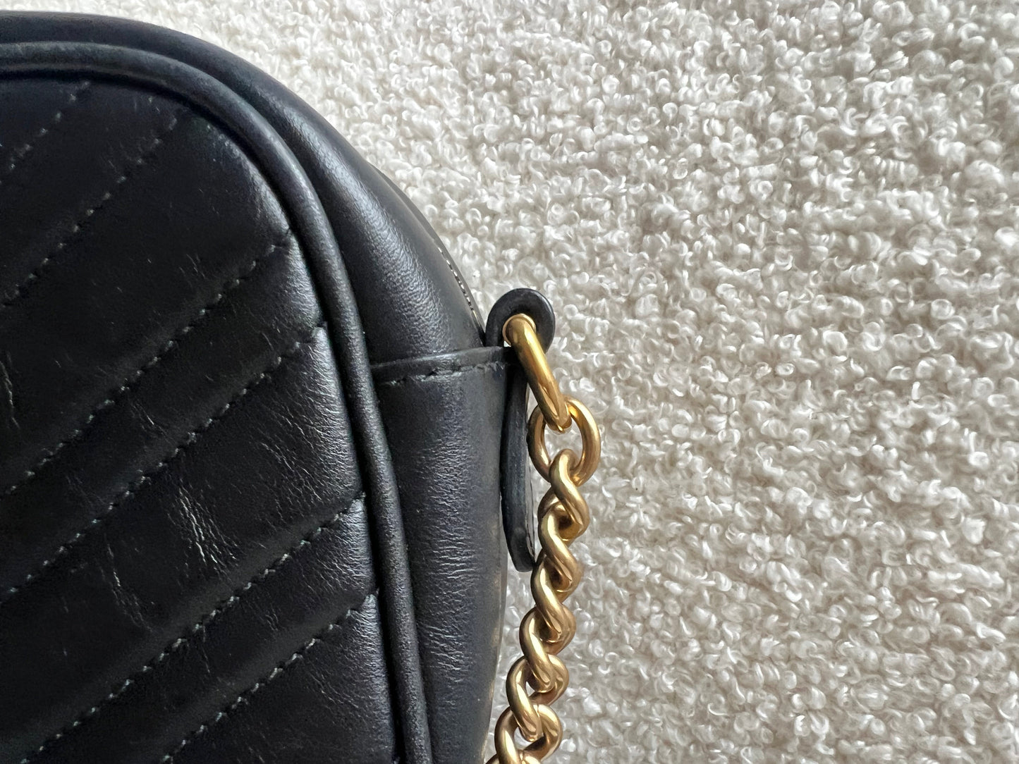 Gucci GG Black Marmont Small Shoulder Bag (RRP £1440)