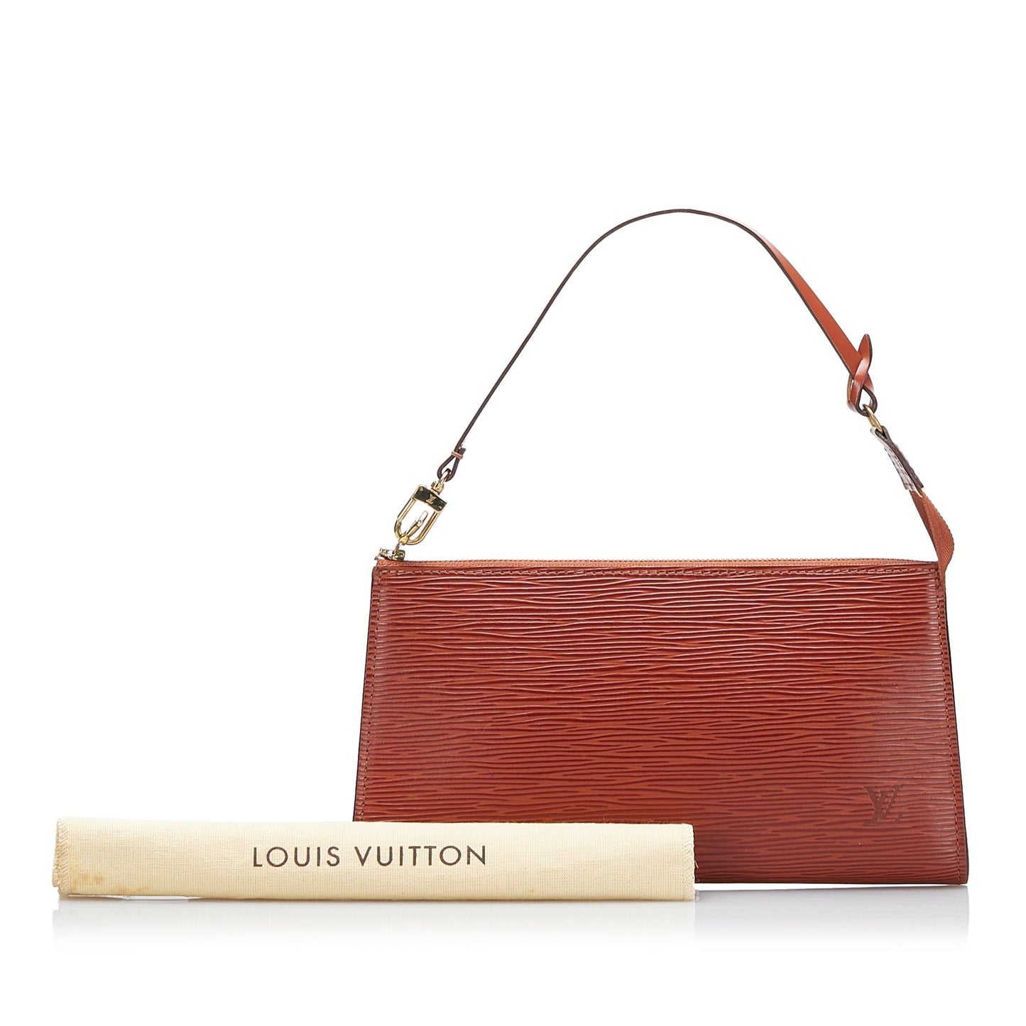 LOUIS VUITTON Epi Pochette Accessoires Brown