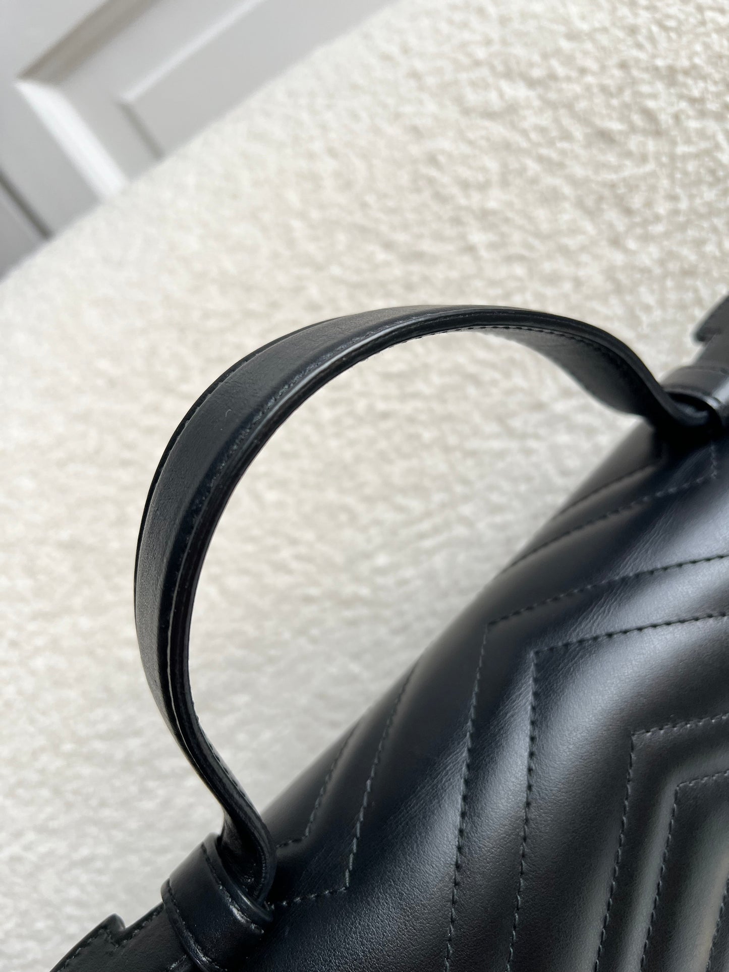 Gucci GG Black Marmont Medium Top Handle Bag (RRP £2290)