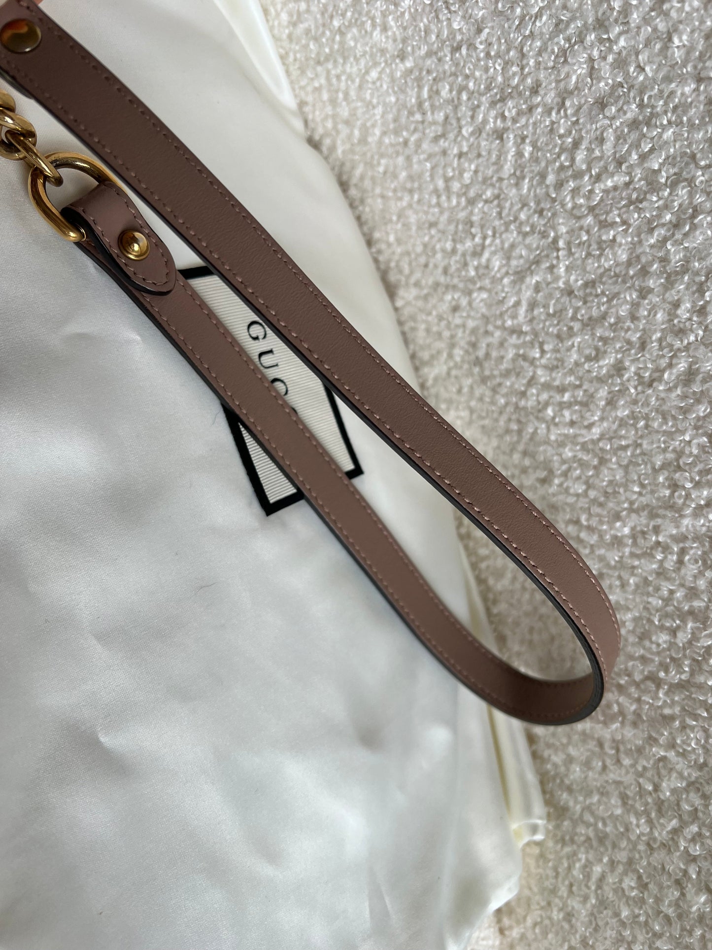 Gucci GG Dusty Pink Marmont Small Shoulder Bag (RRP £2070)