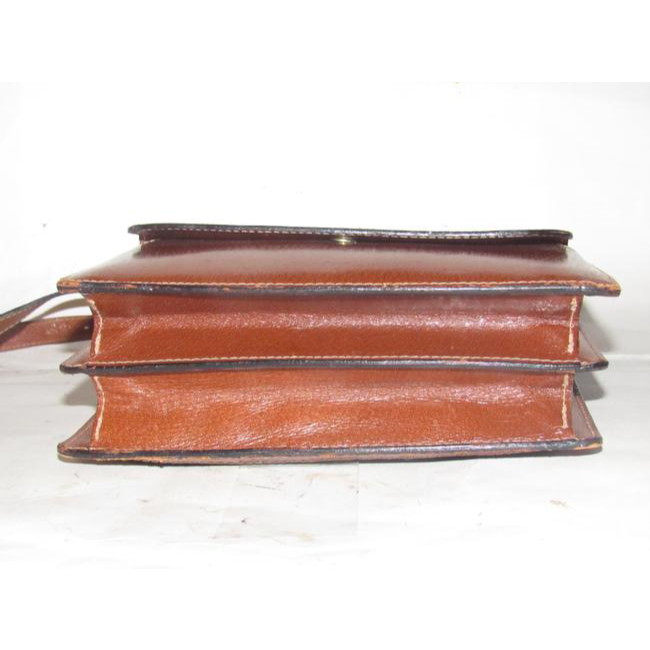 Gucci Vintage Pursesdesigner Purses Black Large G Logo Print And Brown Leather Canvas Messenger Bag