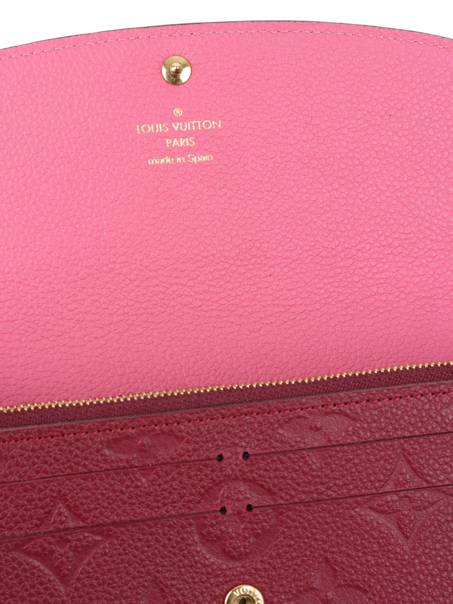 Louis Vuitton Fuchsia Emilie Wallet.