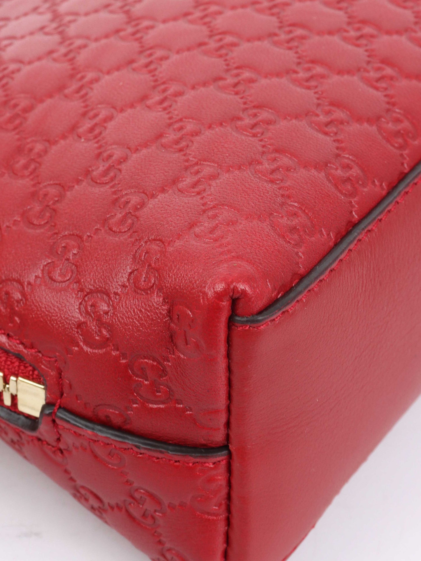 Gucci Red Cosmetic Pouch.