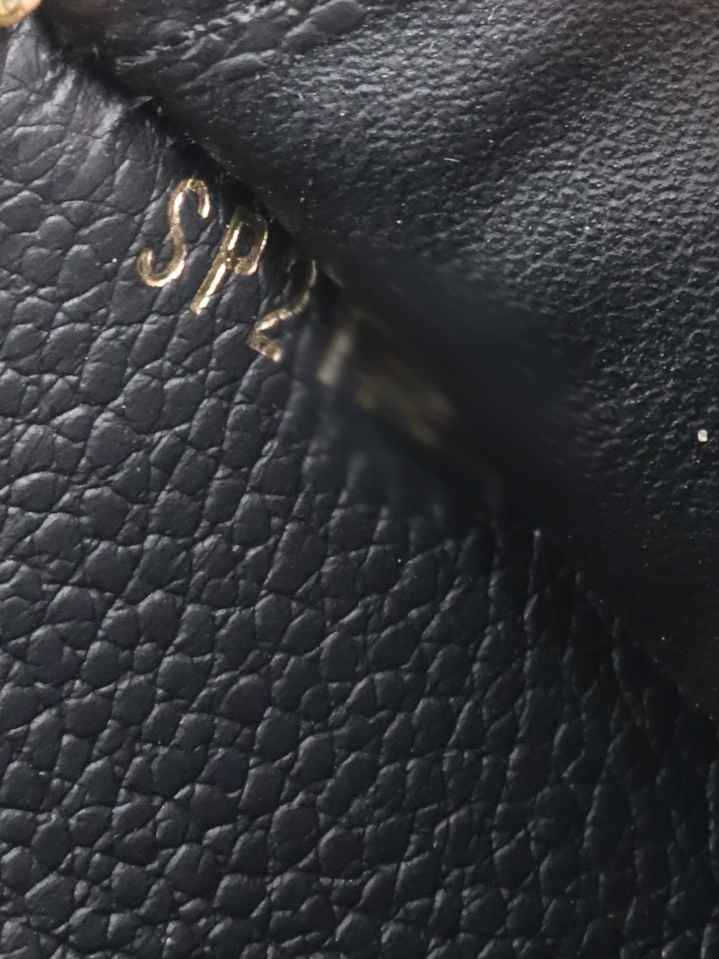 Louis Vuitton Black Empriente Leather Wallet.