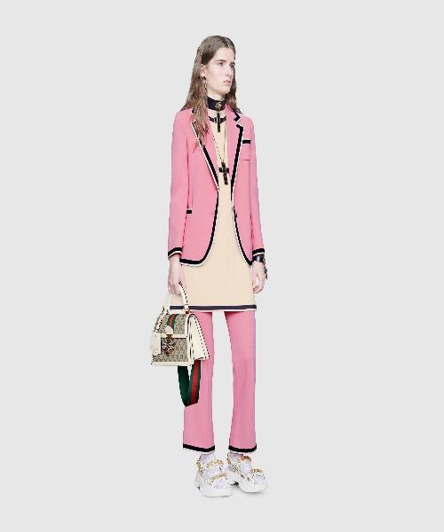 Gucci Queen Margaret GG Small Top Handle Bag White