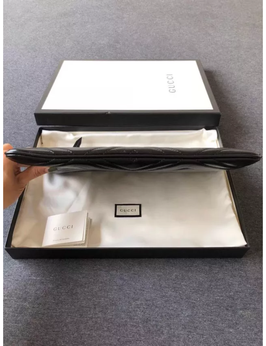 Gucci GG Marmont Quilted Clutch Bag