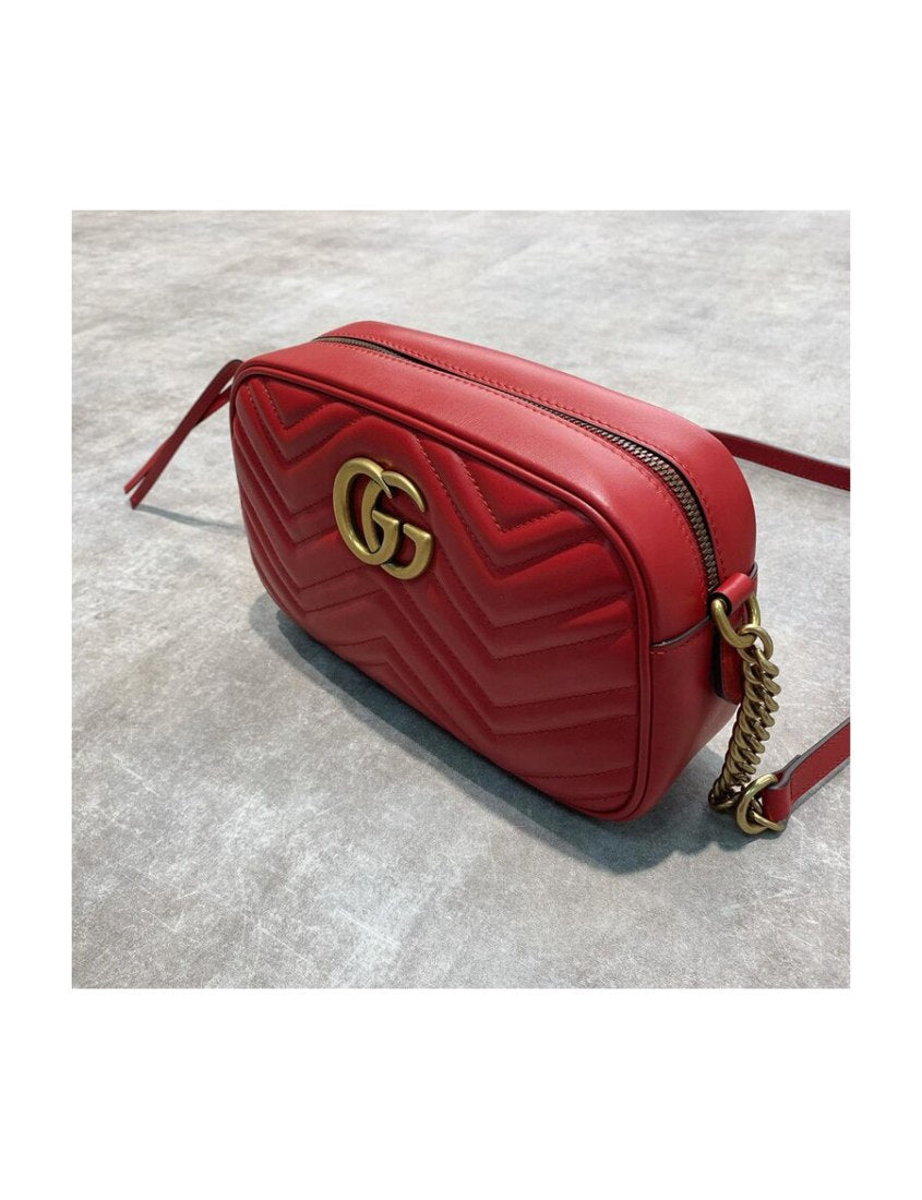 Gucci GG Marmont Series Small Quilted Shoulder Bag