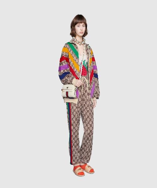 Gucci Ophidia Leather Mini Bag White