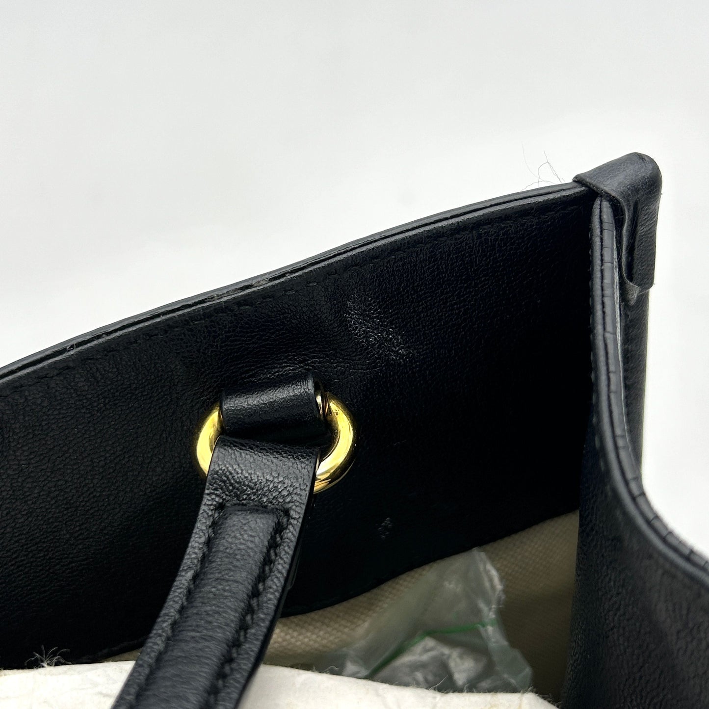 Gucci 1955 Horsebit Horsebit 19 Medium - Black Totes, Handbags LA39077
