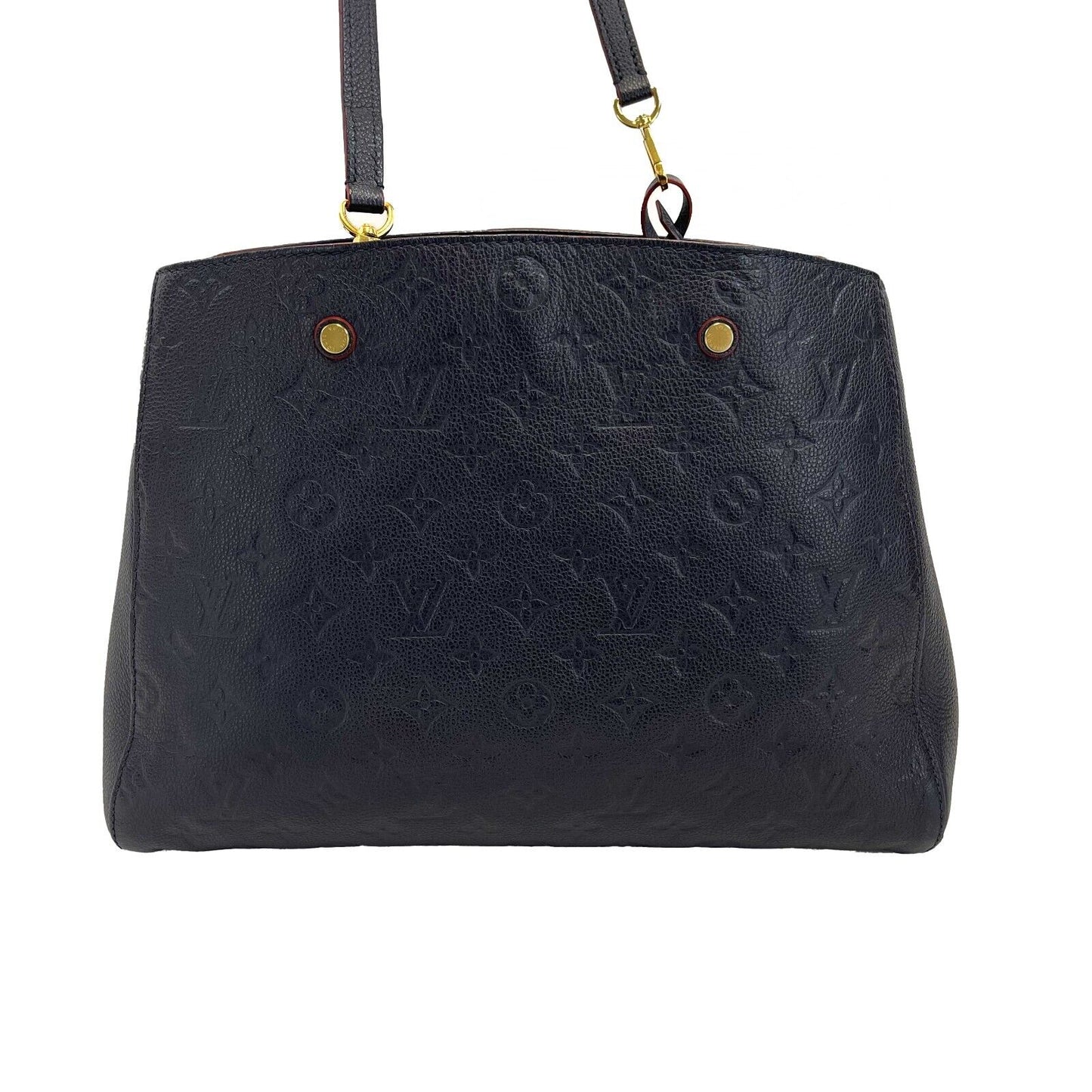 LOUIS VUITTON - Montaigne GM Dark Navy Monogram - Top Handle W/ Shoulder Strap