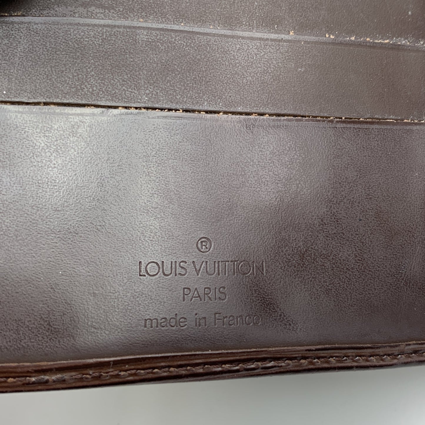 LOUIS VUITTON Brown Epi Leather Compact Wallet Coin Purse