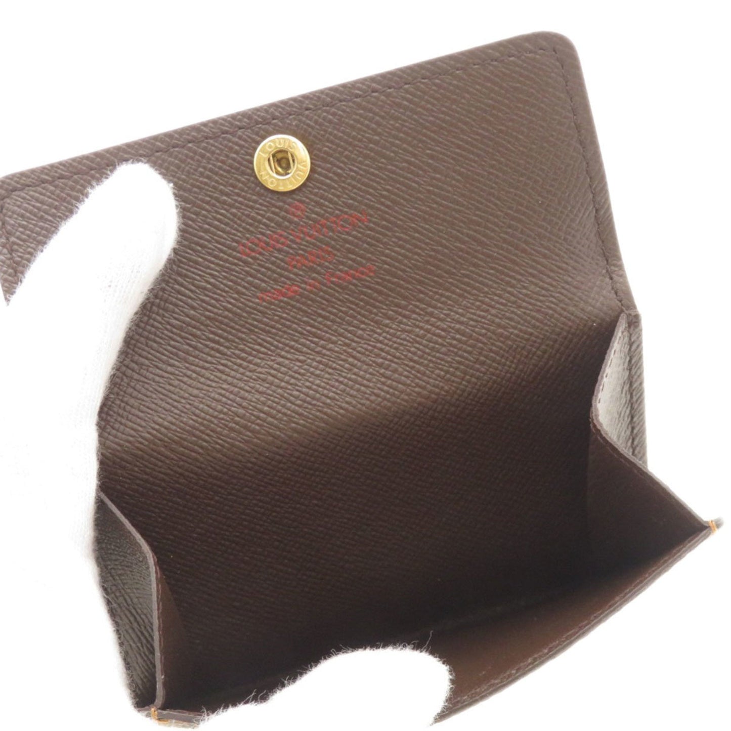 Louis Vuitton Damier Damier Canvas Ebene Damier Canvas Coin Purse/Coin Case