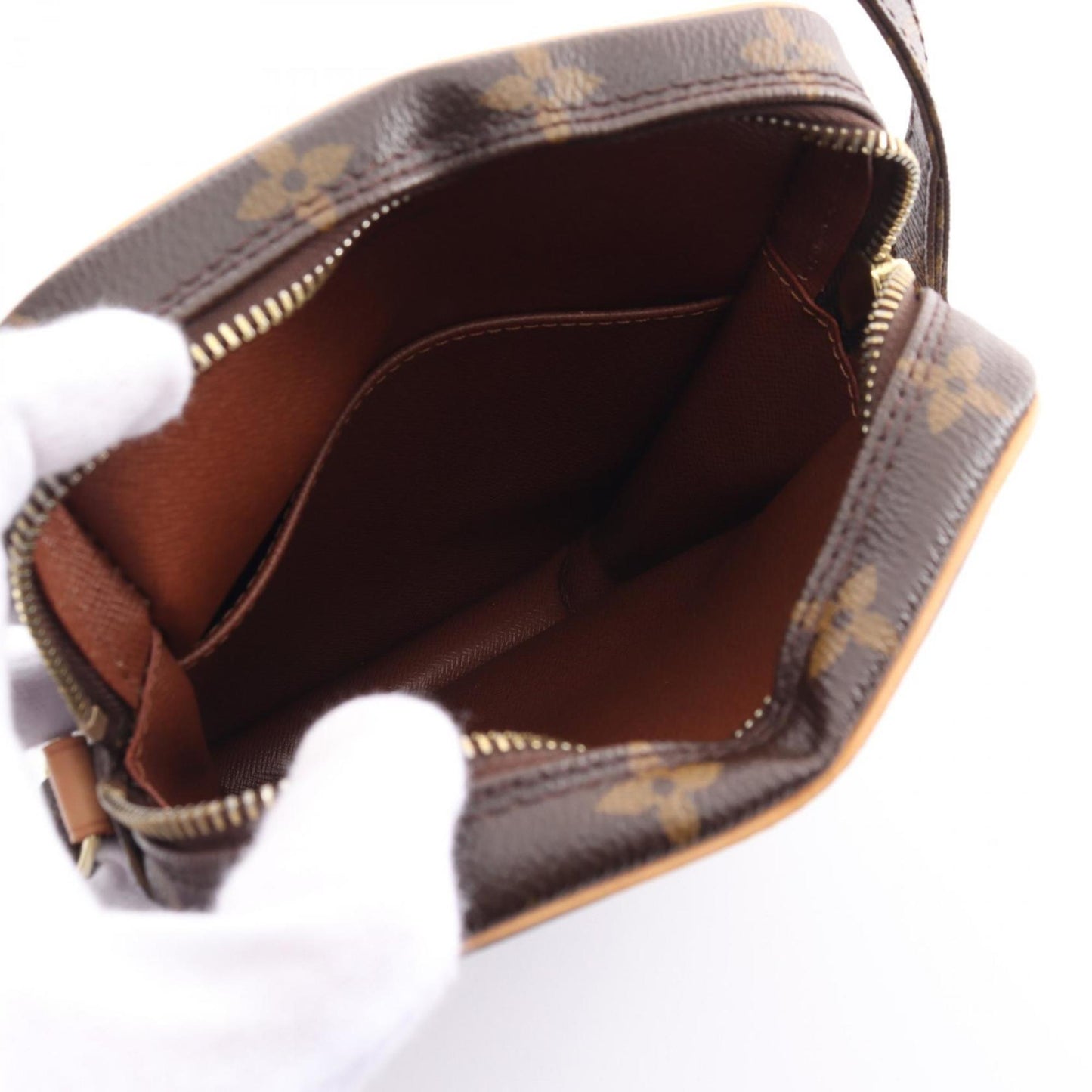 Louis Vuitton  Coated Canvas Monogram Pvc Leather Shoulder Bag