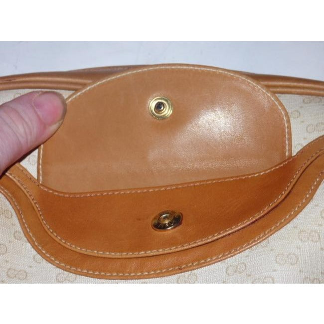 Gucci Supreme Shoulder Micro Guccissima Print Dual Strap Brown Leather And Gg Leather Cross Body