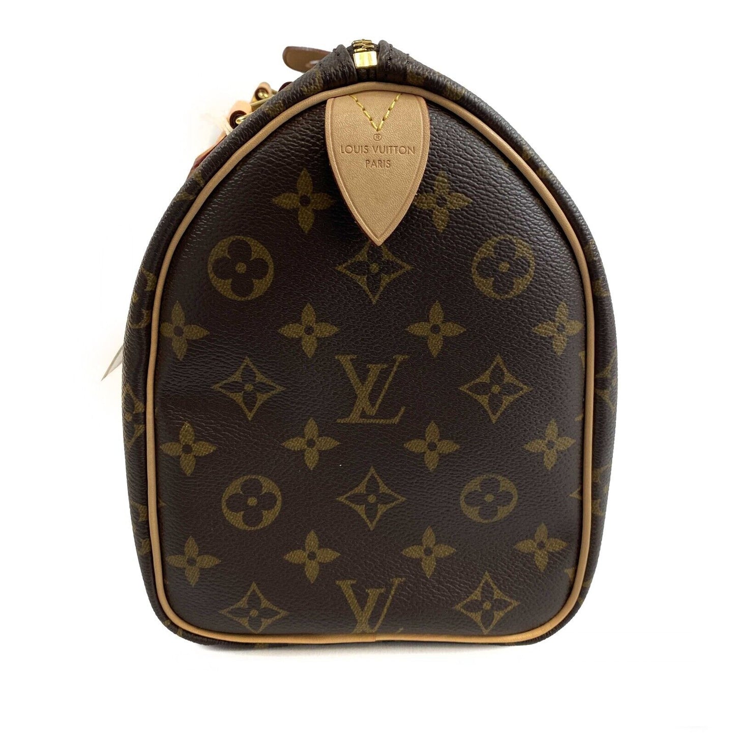 LOUIS VUITTON - Excellent - Speedy 25 - Brown Monogram Coated Canvas Satchel